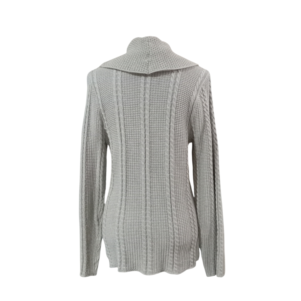 JEANNE PIERRE Light Gray Cowl Neck Sweater XL NWT - Picture 2 of 10